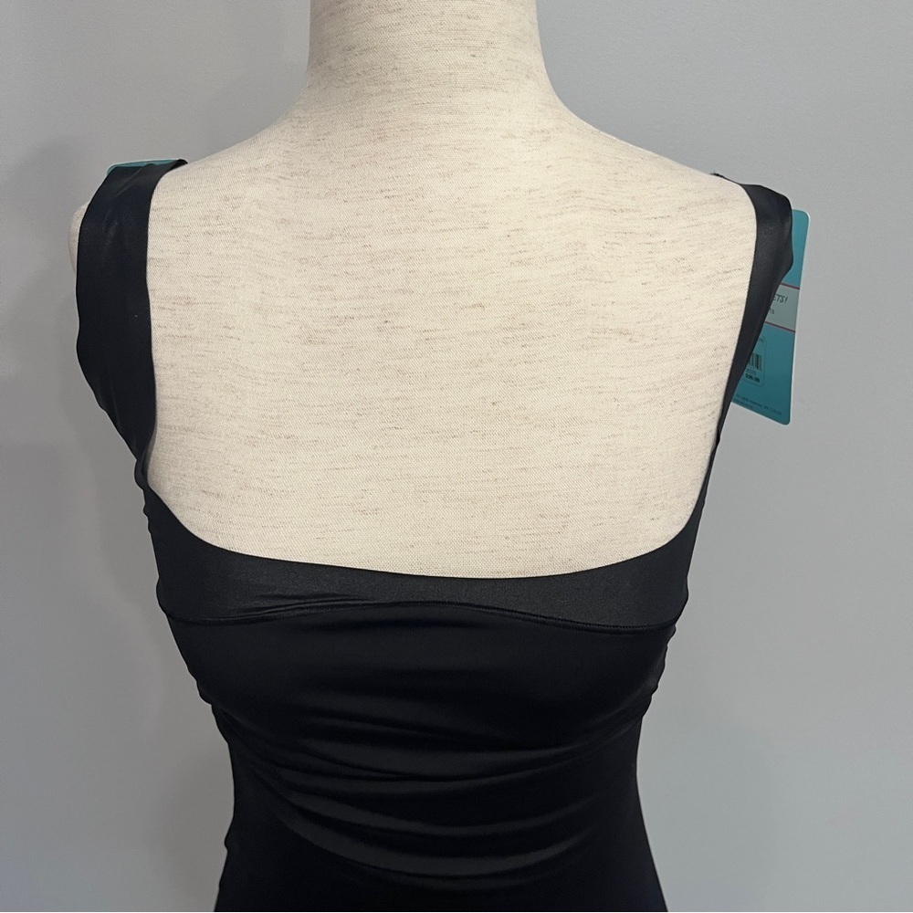 Spanx Assets Open Bust Slip Tank Top Black Medium - Picture 9 of 9